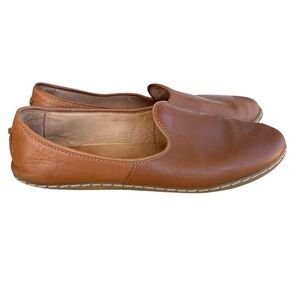 Charix Slip On Shoes Camel Brown Soft Leather
